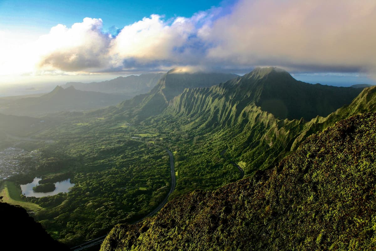Ko'olau Mountains view